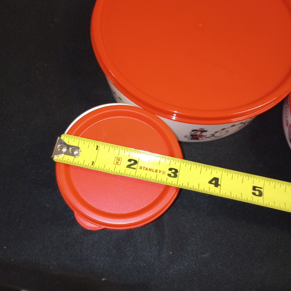 NEW Tupperware Mickey & Minnie Mouse Set - Picture 5 of 7